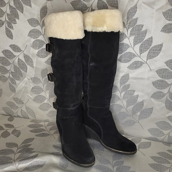 Cole Haan Suede lined boots - Picture 6 of 10